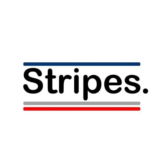 The Stripes identity, from the Blacktop basketball project in 2018.